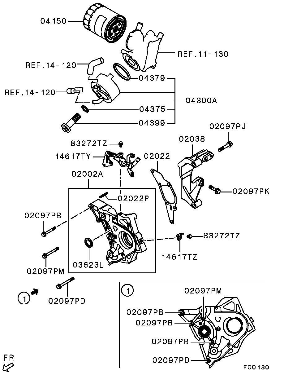����������� ������� MITSUBISHI ������������ �������� mitsubishi 1230A045