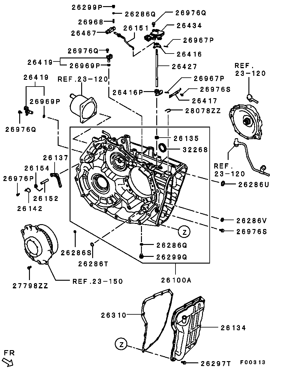 ����������� ������� MITSUBISHI ������������ �������� mitsubishi 2702A021