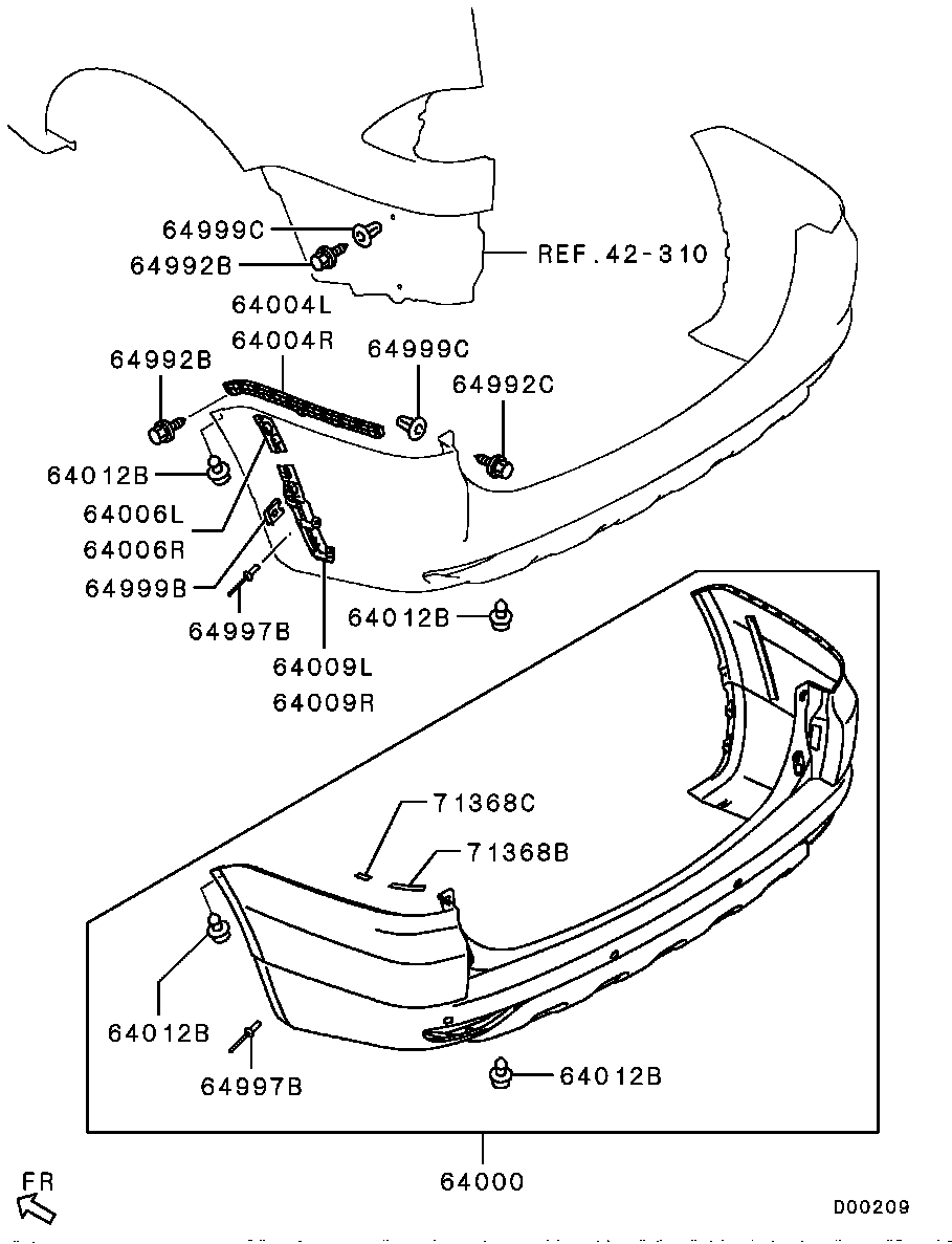 ����������� ������� MITSUBISHI ������������ �������� mitsubishi 6410A798