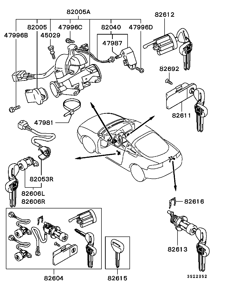 ����������� ������� MITSUBISHI ������������ �������� mitsubishi MB903639