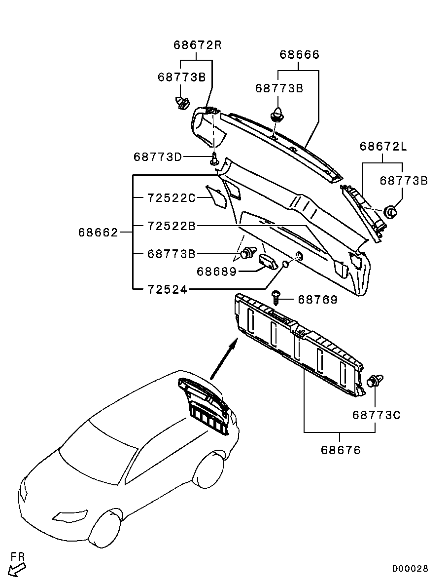 ����������� ������� MITSUBISHI ������������ �������� mitsubishi 7224A016XA