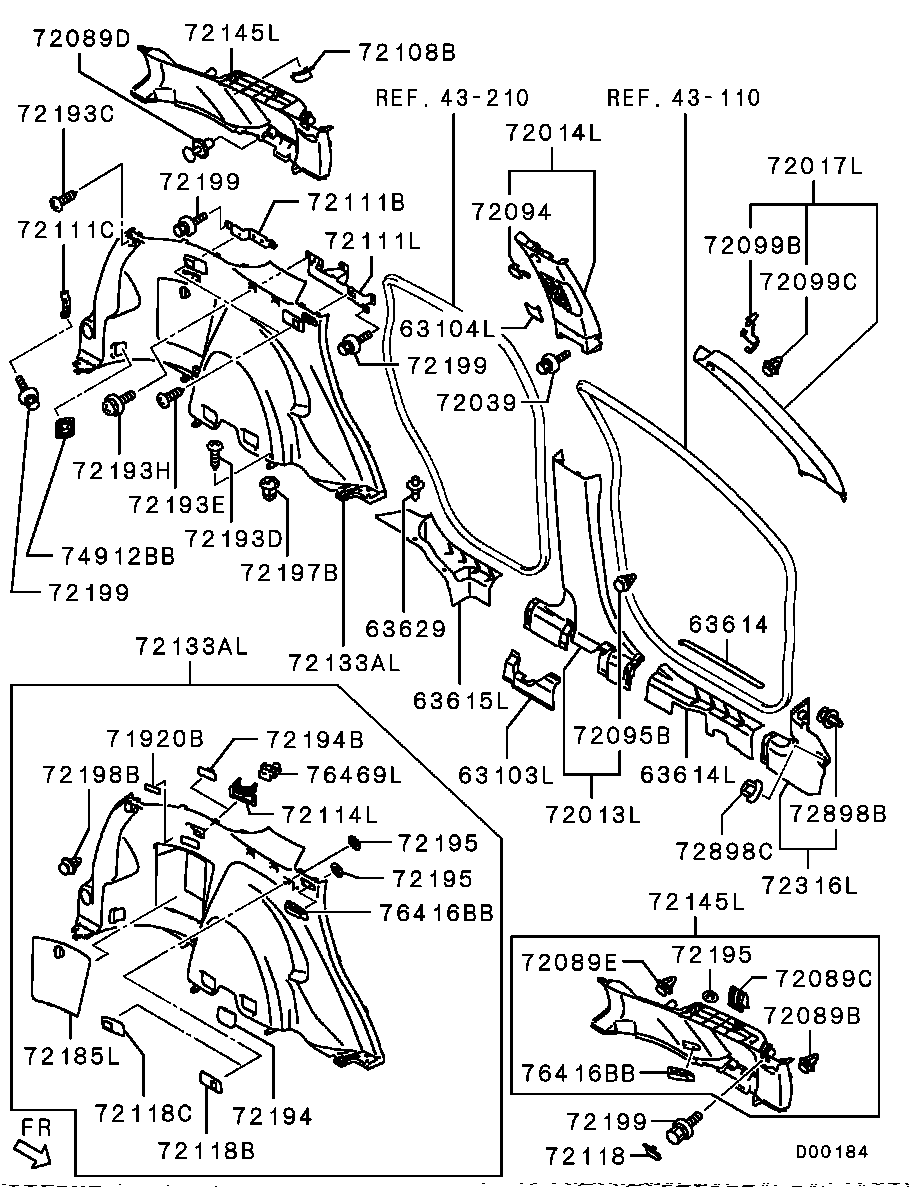 ����������� ������� MITSUBISHI ������������ �������� mitsubishi 7656A035XA