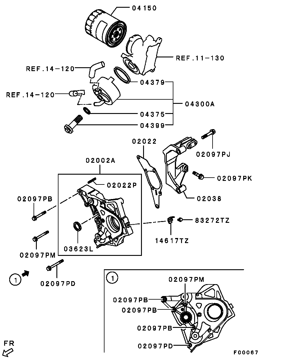 ����������� ������� MITSUBISHI ������������ �������� mitsubishi 1230A045