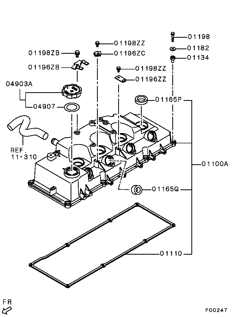 ����������� ������� MITSUBISHI ������������ �������� mitsubishi MN158385