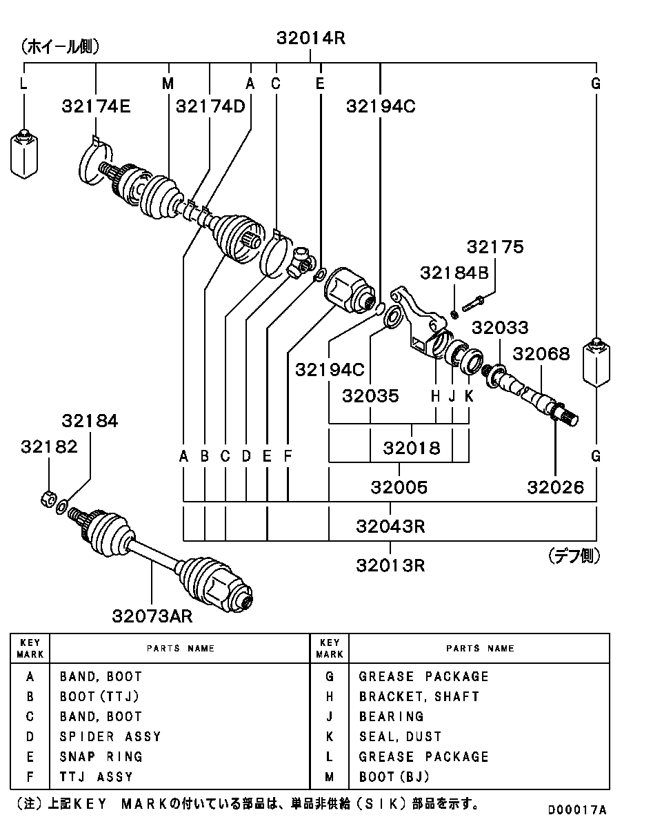 ����������� ������� MITSUBISHI ������������ �������� mitsubishi MN156834