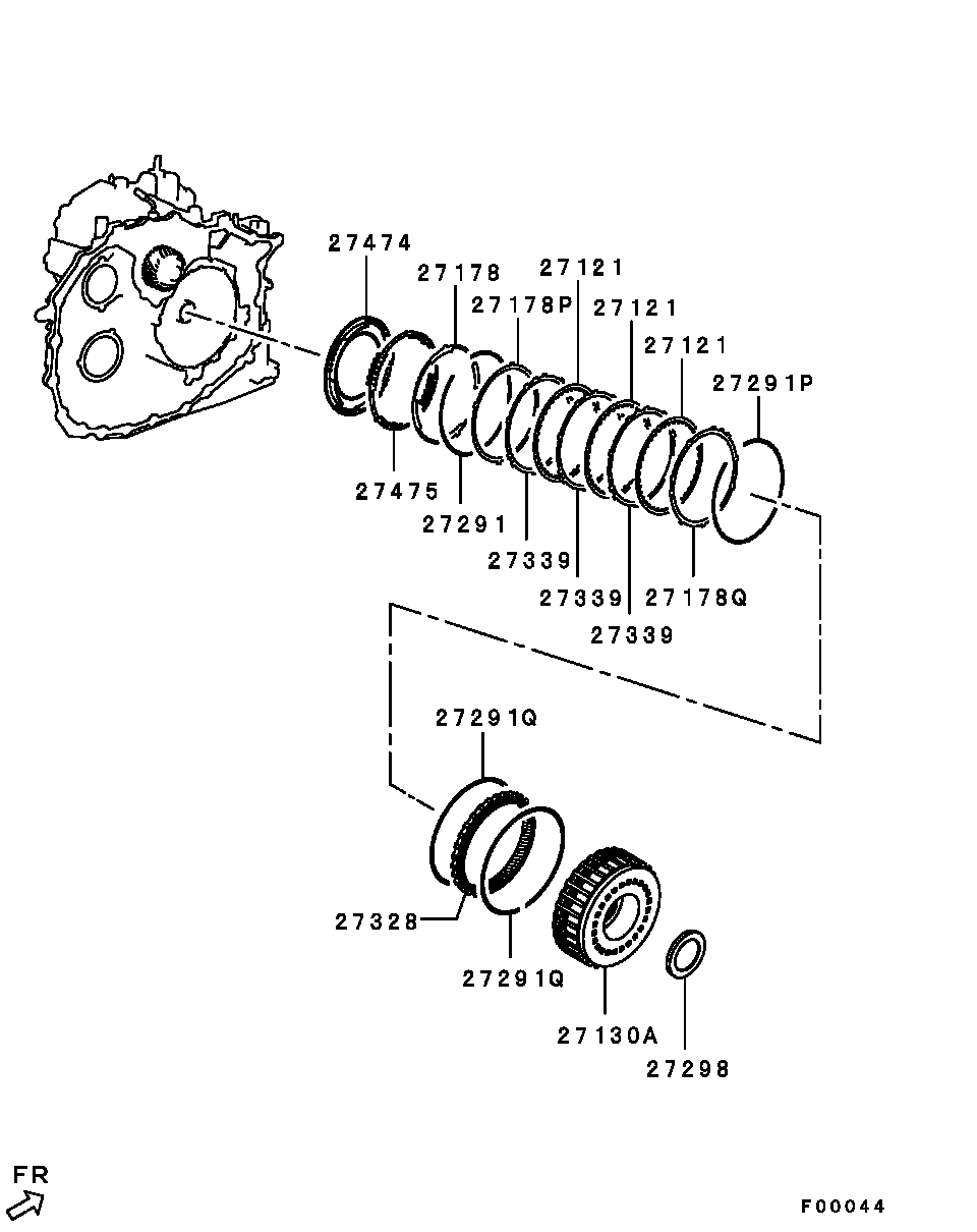 ����������� ������� MITSUBISHI ������������ �������� mitsubishi 2725A002